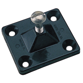 NYLON HD SIDE MT DECK HINGE BLK