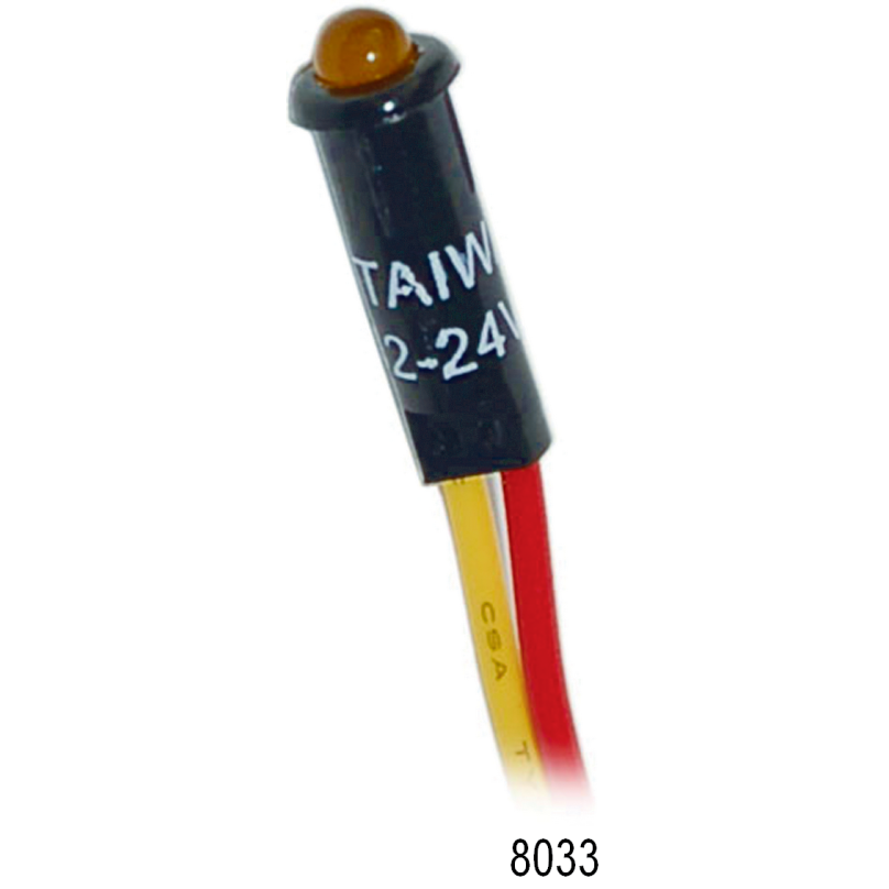 120 Volt LED Indicator Lights, Red  120V AC