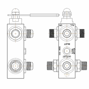 Racor 6-Port Valve Assembly Kit for 75900/1000