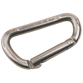 High Strength Asymmetric Carabiner - Toothless, Key-Lock System