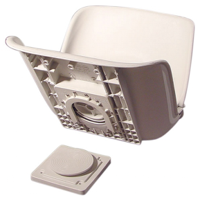 QUICK DISCONNECT SWIVEL SEAT WHT
