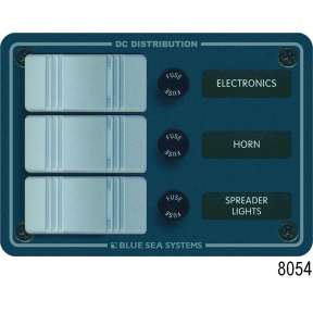 AC Circuit Breaker Sub-Panels, 10 x 15A (3 Empty) 