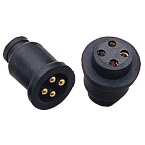 MOLDED ELECTRICAL CONNECTOR 4 PRONG