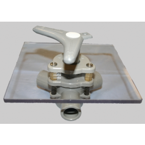 Y VALVE TAPPED 1/2IN NPT FLUSH MOUNT