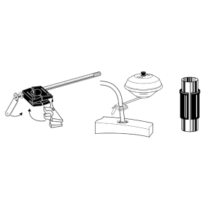 Round Rail BBQ Mount