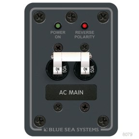 Dual Battery Bank Management Panel with DC Main Breaker