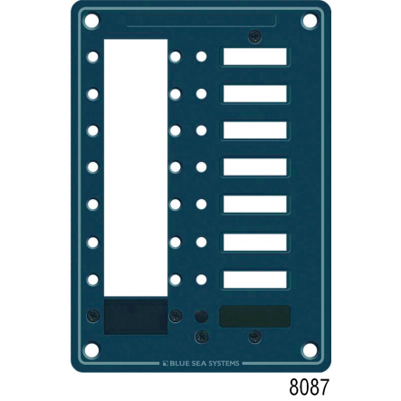C-Series Circuit Breaker Mounting Panel, 8 Position Panel