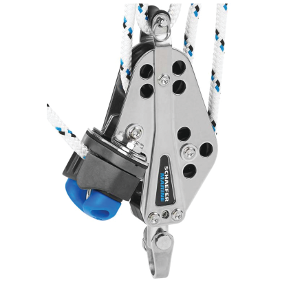 STAINLESS FIDDLE BLOCK W/ CAM & BKT