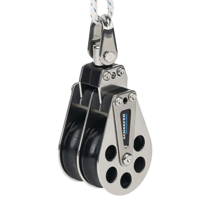 SCH 705-25 STAINLESS DOUBLE BLOCK UNIV. HD.