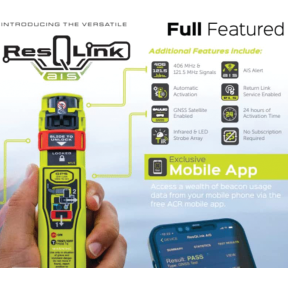 ResQLink AIS Personal Locator Beacon PLB-450 with AIS & RLS