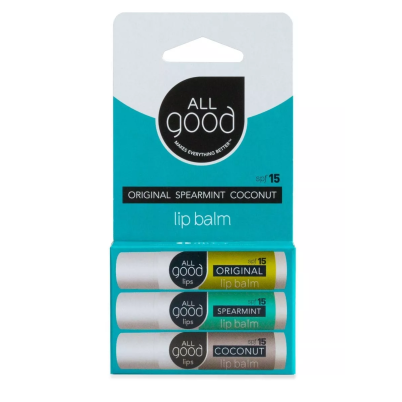 153 of All Good Assorted SPF 15 Lip Balms