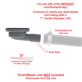 info of Ambassador Marine 2" 95 Degree Elbow Drain