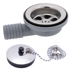 s00-0101-up of Ambassador Marine 2" 95 Degree Elbow Drain