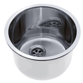 s14-2700-um-r of Ambassador Marine Cylinder Sink - Mirror SSt Without Mounting Studs