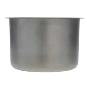 side of Ambassador Marine Cylinder Sink - Mirror SSt Without Mounting Studs