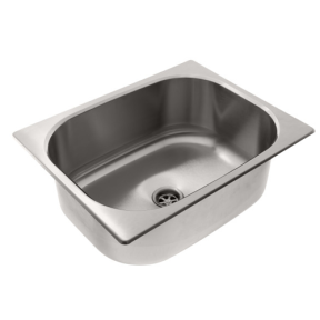 s44-1732-br of Ambassador Marine Rectangle Sink - Brushed SS Finish, Without Studs