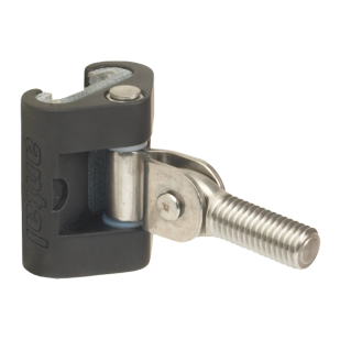 Antal Marine Hardware HS22.40 System - 40 mm Batten Slider with Joint, Resin Insert, 10 mm Toggle