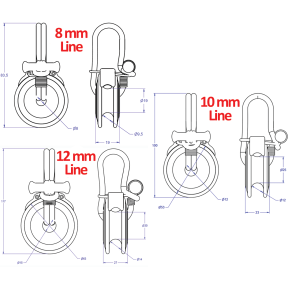 Sector Low Friction Ring & Snap Loop