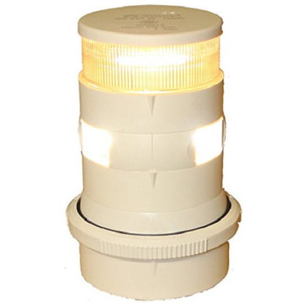 White Aqua Signal Series 34 Masthead/Anchor Light
