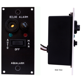 panel of Aqualarm Bilge Pump Alarm