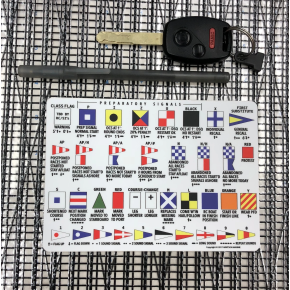 raceflag15mm of Arntson Marine Race Signal Flag Sticker 15 cm