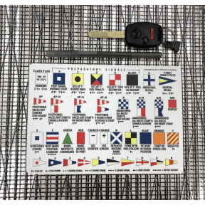 raceflag20mm of Arntson Marine Race Signal Flag Sticker 20 cm