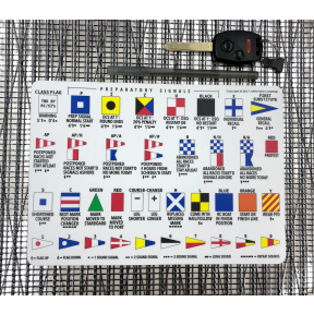 raceflag25mm of Arntson Marine Race Signals Flag Sticker 25 cm