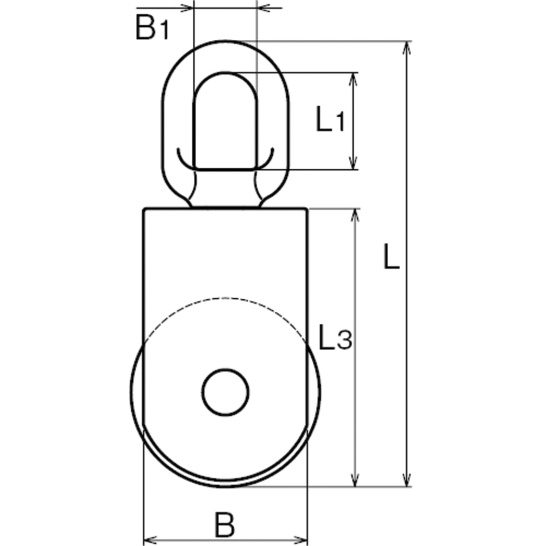 Sanma Block with Swivel Top