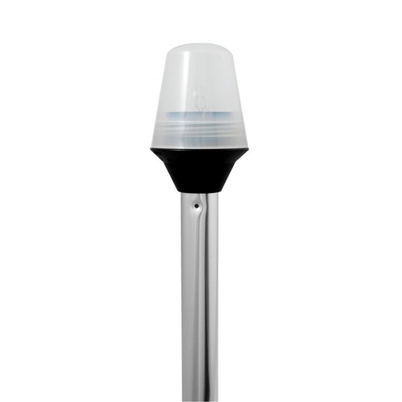 top of Attwood Frosted Globe All-Round Pole Light