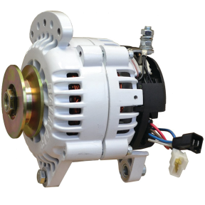 100A 6-Series Alternator - 3.5" Dual Foot Mount, Single Vee Belt