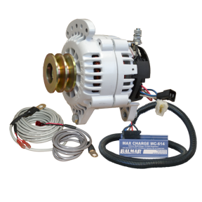 Balmar 120A 12V 6-Ser Alternator / Max Charge Reg Kit - Dual V Belt, 3.15" Dual Ft