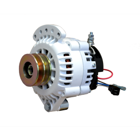 Balmar 150A 6-Series Alternator - 1" or 2" Single Foot Mount, Dual Vee Belt Pulley
