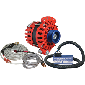 Balmar 170A 12V XT Ser. Alternator Charging Kit - J10 Pulley, 1"-2" Sgl Foot Mount