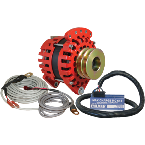 Balmar 170A 12V XT-Series Alternator Charging Kit - Dual Belt, 3.15" Dual Foot Mnt