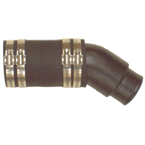 Exhaust Elbow 3" x 2-1/2" Hose Adaptor Kit - 30 Deg