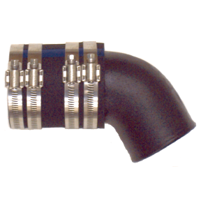 Exhaust Elbow 3" x 3" Hose - 45 Deg