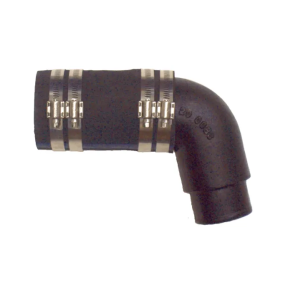 Exhaust Elbow 3" x 2-1/2" Hose Adaptor - 90 Deg