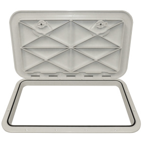 open of Beckson HT Series Flush Hatch