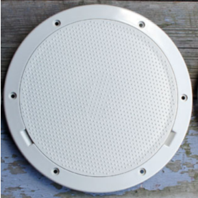 Pry Out Deck Plate, 6" Thin Rim Khaki