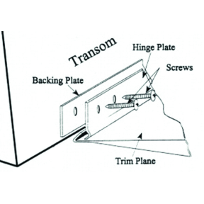 Bennett Trim Tab Mounting Plates