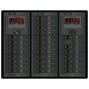1218 of Blue Sea Systems 12V DC Main/120V AC + 19 Breaker Positions and Meters