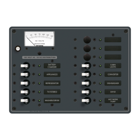 8479 of Blue Sea Systems AC Circuit Breaker Sub-Panel - 13 Position 