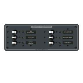 8097 of Blue Sea Systems AC Circuit Breaker Sub-Panel - 6 Positions
