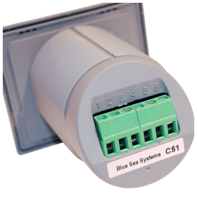 back of Blue Sea Systems AC Digital Frequency Meter
