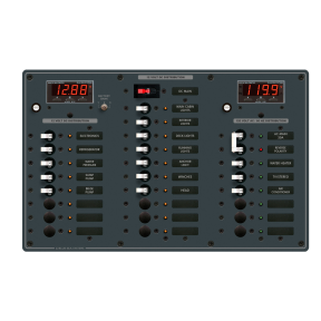 8408 of Blue Sea Systems AC Main + 6 Positions/DC Main + 18 Positions Circuit Breaker Panel