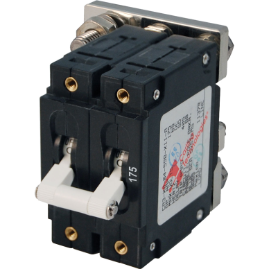 7268 of Blue Sea Systems C-Series White Toggle Circuit Breaker