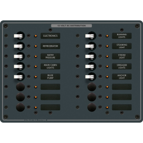 DC 16 Position Traditional Metal Panel