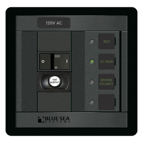 1502 of Blue Sea Systems ELCI Main 30A Double Pole Panel