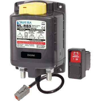 ML-RBS Remote Battery Switch with Manual Control Auto-Release - 24V