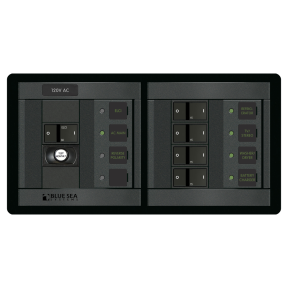 1193 of Blue Sea Systems SLCI Main 30A Double Pole + 4 Breaker Positions - Horizontal